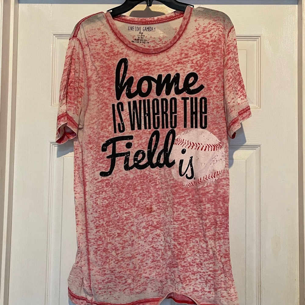 Home is where the field is soft tshirt